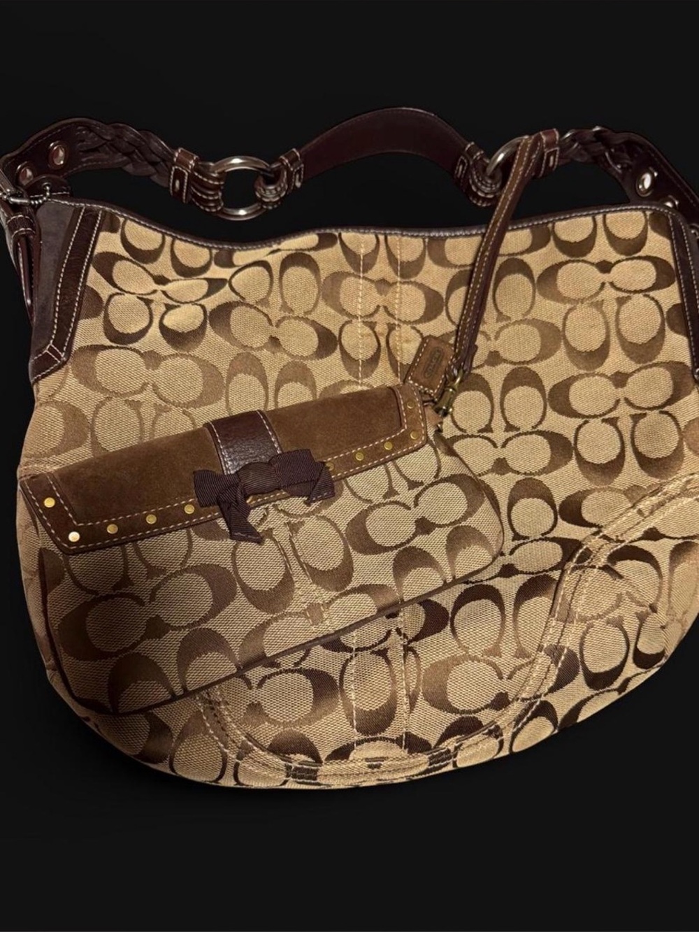 Vintage Coach Signature Canvas bag